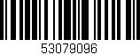 Código de barras (EAN, GTIN, SKU, ISBN): '53079096'