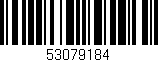 Código de barras (EAN, GTIN, SKU, ISBN): '53079184'
