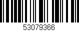 Código de barras (EAN, GTIN, SKU, ISBN): '53079366'