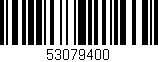 Código de barras (EAN, GTIN, SKU, ISBN): '53079400'