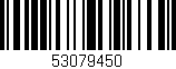 Código de barras (EAN, GTIN, SKU, ISBN): '53079450'