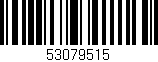 Código de barras (EAN, GTIN, SKU, ISBN): '53079515'