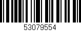 Código de barras (EAN, GTIN, SKU, ISBN): '53079554'