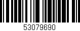 Código de barras (EAN, GTIN, SKU, ISBN): '53079690'