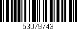 Código de barras (EAN, GTIN, SKU, ISBN): '53079743'
