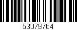 Código de barras (EAN, GTIN, SKU, ISBN): '53079764'
