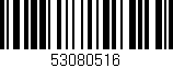 Código de barras (EAN, GTIN, SKU, ISBN): '53080516'