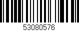 Código de barras (EAN, GTIN, SKU, ISBN): '53080576'