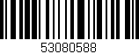 Código de barras (EAN, GTIN, SKU, ISBN): '53080588'