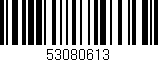Código de barras (EAN, GTIN, SKU, ISBN): '53080613'