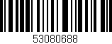 Código de barras (EAN, GTIN, SKU, ISBN): '53080688'