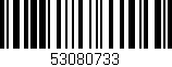 Código de barras (EAN, GTIN, SKU, ISBN): '53080733'