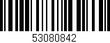 Código de barras (EAN, GTIN, SKU, ISBN): '53080842'
