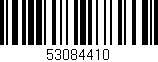 Código de barras (EAN, GTIN, SKU, ISBN): '53084410'