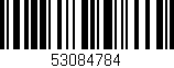 Código de barras (EAN, GTIN, SKU, ISBN): '53084784'