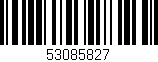 Código de barras (EAN, GTIN, SKU, ISBN): '53085827'