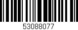 Código de barras (EAN, GTIN, SKU, ISBN): '53088077'