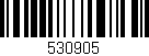 Código de barras (EAN, GTIN, SKU, ISBN): '530905'