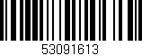 Código de barras (EAN, GTIN, SKU, ISBN): '53091613'