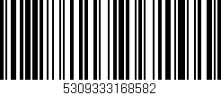Código de barras (EAN, GTIN, SKU, ISBN): '5309333168582'