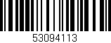 Código de barras (EAN, GTIN, SKU, ISBN): '53094113'