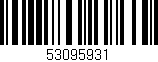 Código de barras (EAN, GTIN, SKU, ISBN): '53095931'