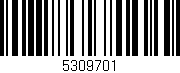Código de barras (EAN, GTIN, SKU, ISBN): '5309701'
