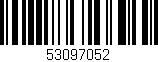 Código de barras (EAN, GTIN, SKU, ISBN): '53097052'