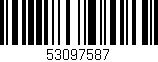 Código de barras (EAN, GTIN, SKU, ISBN): '53097587'