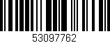 Código de barras (EAN, GTIN, SKU, ISBN): '53097762'