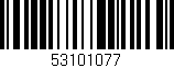 Código de barras (EAN, GTIN, SKU, ISBN): '53101077'