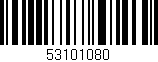 Código de barras (EAN, GTIN, SKU, ISBN): '53101080'