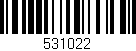 Código de barras (EAN, GTIN, SKU, ISBN): '531022'