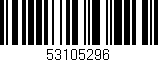 Código de barras (EAN, GTIN, SKU, ISBN): '53105296'