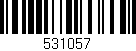 Código de barras (EAN, GTIN, SKU, ISBN): '531057'