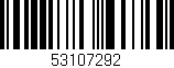 Código de barras (EAN, GTIN, SKU, ISBN): '53107292'