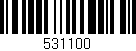 Código de barras (EAN, GTIN, SKU, ISBN): '531100'