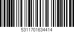 Código de barras (EAN, GTIN, SKU, ISBN): '5311701634414'
