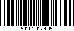 Código de barras (EAN, GTIN, SKU, ISBN): '5311778226895'