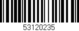 Código de barras (EAN, GTIN, SKU, ISBN): '53120235'