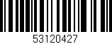 Código de barras (EAN, GTIN, SKU, ISBN): '53120427'