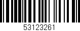 Código de barras (EAN, GTIN, SKU, ISBN): '53123261'