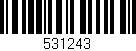 Código de barras (EAN, GTIN, SKU, ISBN): '531243'