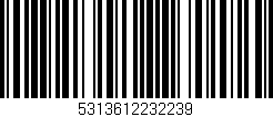 Código de barras (EAN, GTIN, SKU, ISBN): '5313612232239'