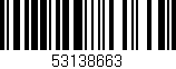 Código de barras (EAN, GTIN, SKU, ISBN): '53138663'