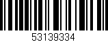 Código de barras (EAN, GTIN, SKU, ISBN): '53139334'