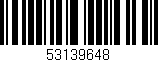 Código de barras (EAN, GTIN, SKU, ISBN): '53139648'