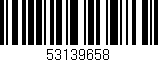 Código de barras (EAN, GTIN, SKU, ISBN): '53139658'