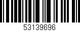 Código de barras (EAN, GTIN, SKU, ISBN): '53139696'