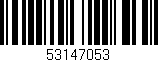 Código de barras (EAN, GTIN, SKU, ISBN): '53147053'